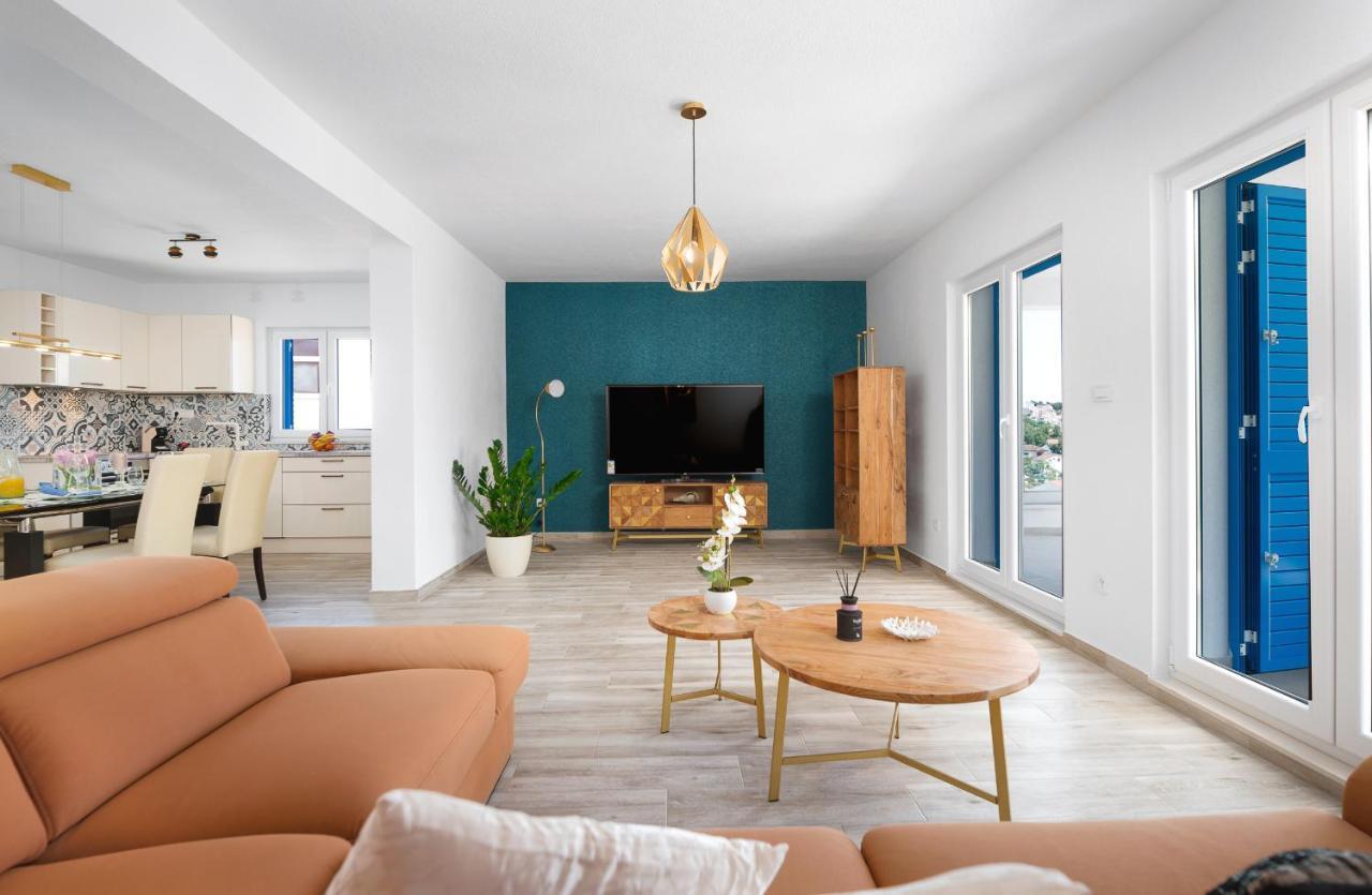 Villa Miholina - With Heated Swimming Pool Trogir Bagian luar foto