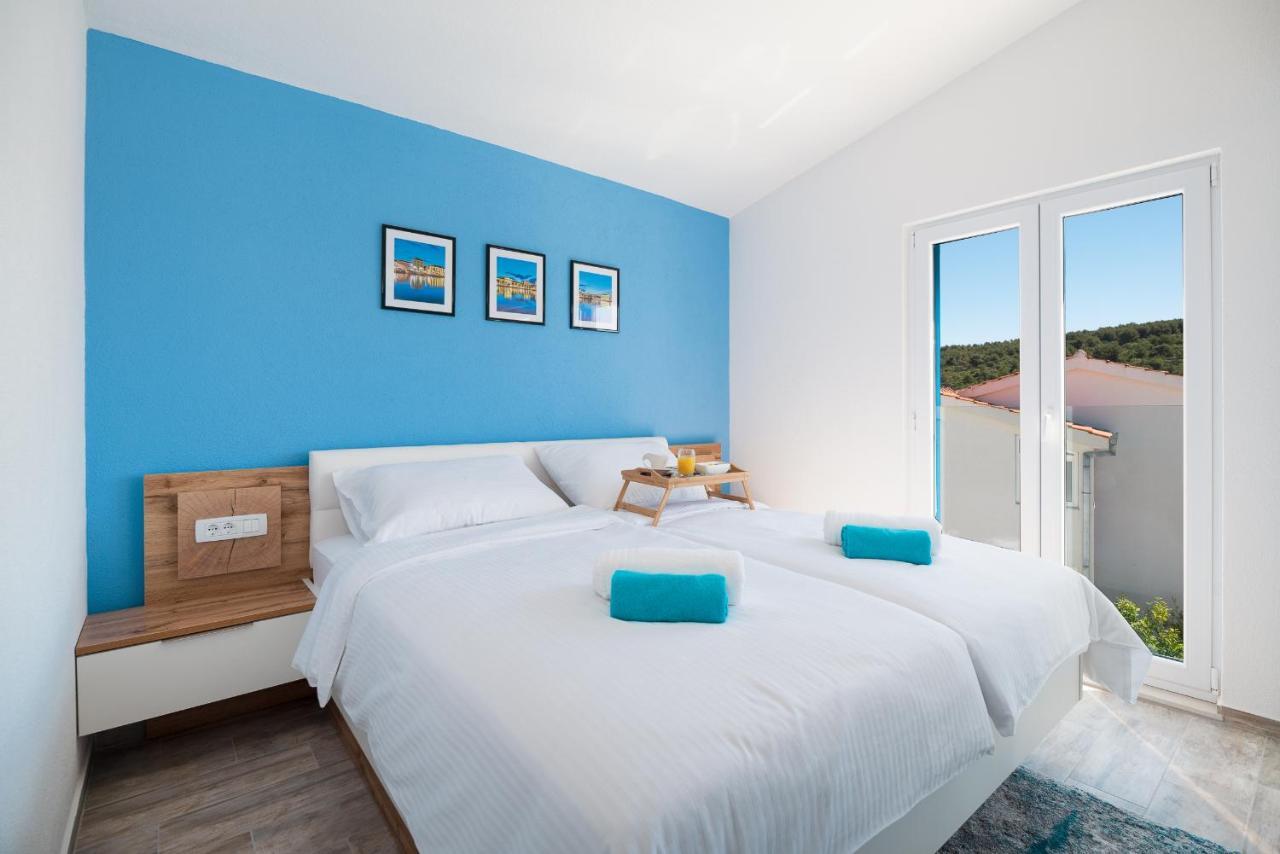 Villa Miholina - With Heated Swimming Pool Trogir Bagian luar foto
